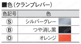クサビカラー Dカットネジ クランプレバー付 カラー