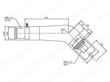 TS-C-5-10-5 | ツールスコープ C型鏡筒 | 中央精機 | MISUMI(ミスミ)