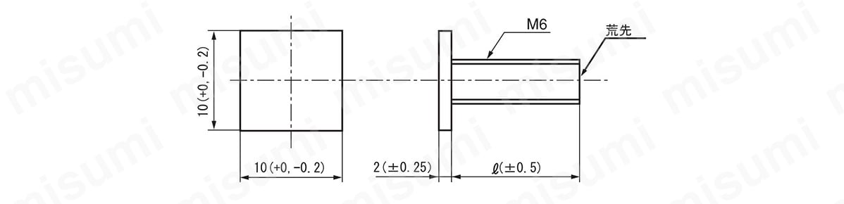 四角ボルト（薄形）:関連画像