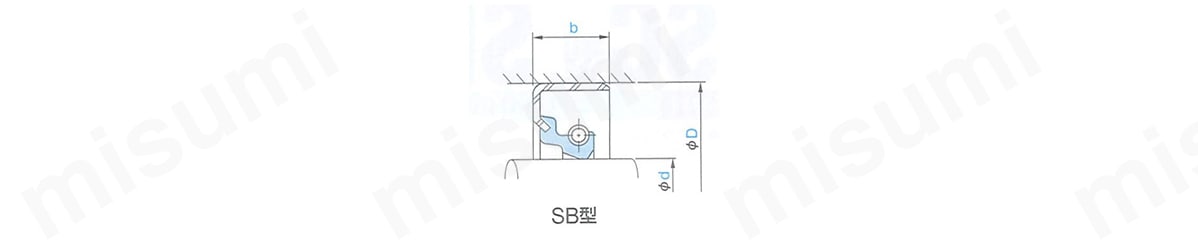 標準オイルシール SB型 | ＮＯＫ | MISUMI(ミスミ)