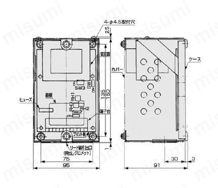 神鋼電機 電磁クラッチ・ブレーキ制御盤 EMP-70DB（１）-