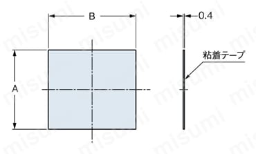 センサオプション 反射テープ RF-31/RF-33外形図