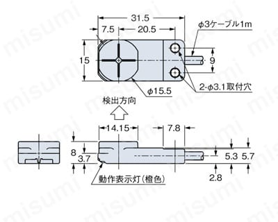 GX-F12A | 角型近接センサ［アンプ内蔵］ （GX-F/H） | Panasonic