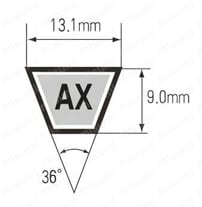 AX-23 | e-POWER（イーパワーベルト） ローエッジコグタイプ AX形