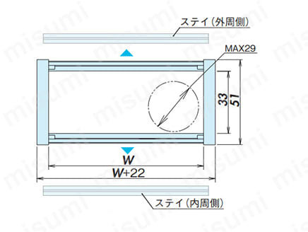 TKHC形 ケーブルベヤ G-LINE MASTER（TKHC56H33形） 外形図_02