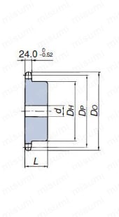 RS120 スプロケット 1Bタイプ 外形図_01