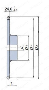 RS120 スプロケット 1Bタイプ 外形図_02