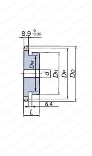 RS50 スプロケット 1Bタイプ 外形図_01