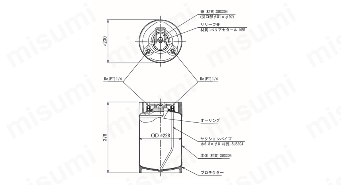 殿堂 CV-18N-LG LIQUID | CVシリーズ コンテナベッセル | その他