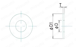 ガスケット 外形図