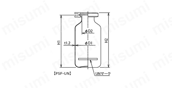 危険物輸送容器 PSF-10UN／-12UN／PSH-10UN | 日東金属工業 | MISUMI