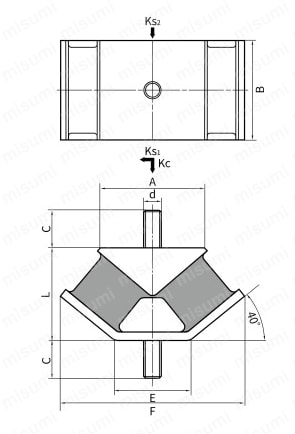 トーヨーダイヤマウントシリーズ W2000型 外形図01