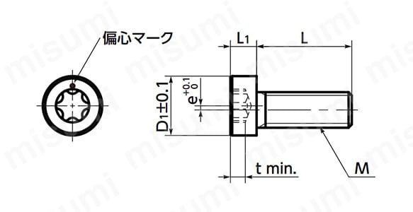 SLEC-A-ELの寸法図