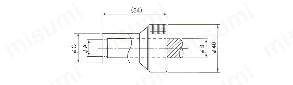 SG-15P、SG-18Pの寸法図