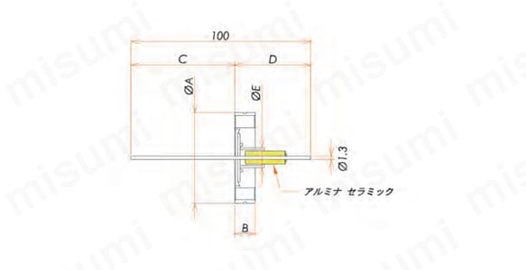 （ICFフランジ）寸法図