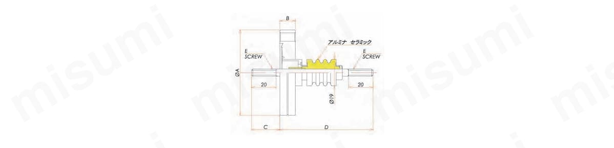 （ICFフランジ）寸法図