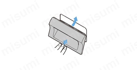 LAMP　埋込取手　ワンタッチ取付　HH-JW型:関連画像