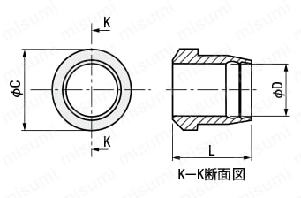 ステンレス管用継手 -フェルール- FR 外形図01