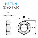 油圧ショックアブソーバ  固定タイプ（外径08～12） 周辺部品外形図
