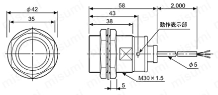 円柱一般型 近接センサ PRシリーズ | AUTONICS（オートニクス