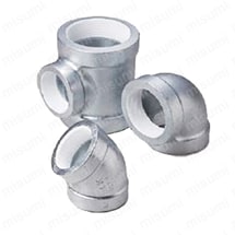 プレシールコア継手 絶縁タイプ 器具接続用(異種金属接触防止形継手) Zシリーズ メスアダプター類ZF 径違いソケット:関連画像