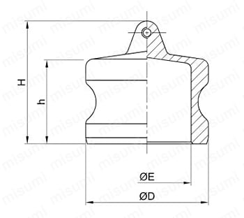 ステンレス製レバーカップリング ダストプラグ OZ-DP | 小澤物産