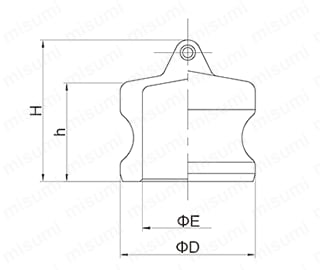 アルミ製レバーカップリング ダストプラグ OZ-DP | 小澤物産