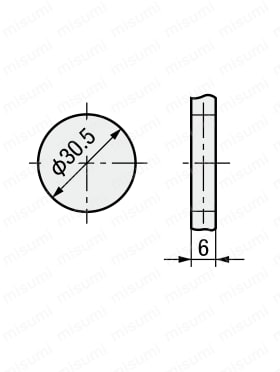 手動弁 VLM25シリーズ セレクトボタンタイプ 外形図2