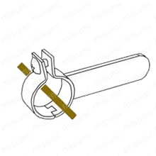 パイプフレーム用固定接続用部品 仕切金具 JB-307 使用例