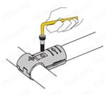 パイプフレーム用メタルジョイントセット品 NSJ-1シリーズ　使用方法関連画像