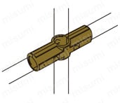 ユニプラスリム(φ19) ジョイント VJ-4 製品仕様関連画像