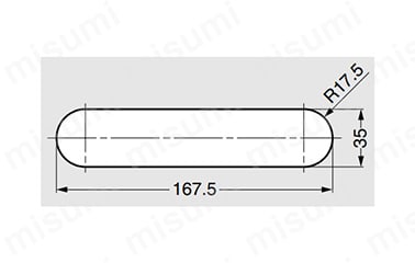 APD-KH170型の取付加工図（単位：mm）