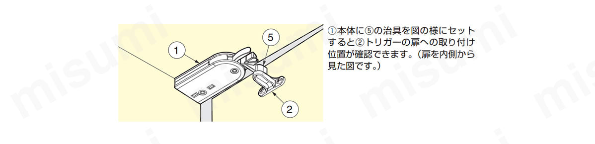 ダンパーキャッチ DC型 使用例2