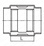 連送管継手 埋設用 ソケット 外形図1