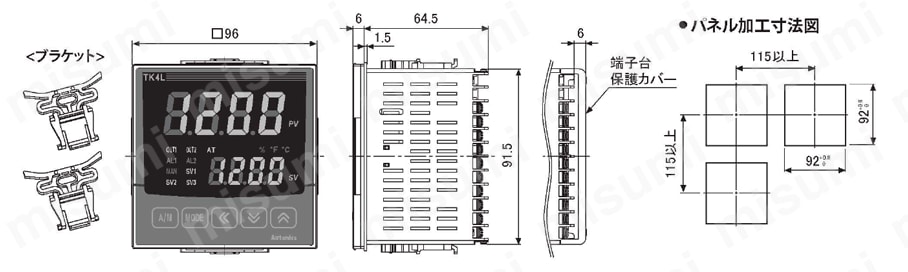 TK4S-14RN | 高精度標準型 PID制御温度調節器 TKシリーズ | AUTONICS