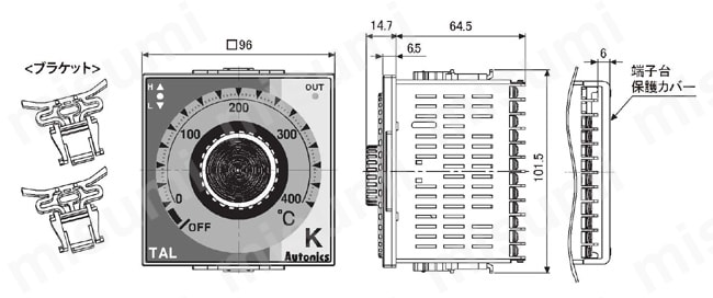 アナログ設定無表示型 PID制御温度調節器 TAシリーズ | AUTONICS