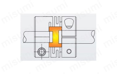 内部構造／内部を広く加工し、シャフトとの干渉がない構造のため組み立てが容易。