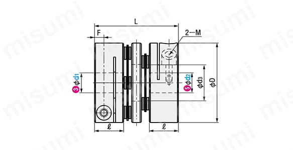 SDWA 16C～SDWA 39Cの側面図