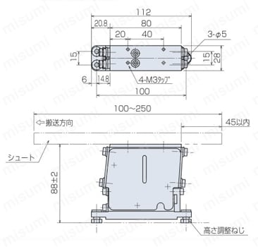 HSシリーズ 外形図1