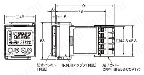 サーマックNEO 温度調節器（デジタル調節計）プログラムタイプ【E5CN 