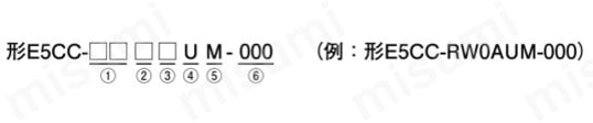 温度調節器（デジタル調節計） E5CC | オムロン | MISUMI(ミスミ)