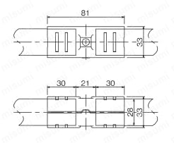 メタルジョイント単品　G-44 外形図01
