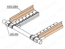 プラスティックアングル他 ワークガイド ASG-28A-SA-3使用例（GS-ANは別売）