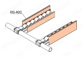 プラスティックアングル他 ワークガイド RG-40C使用例
