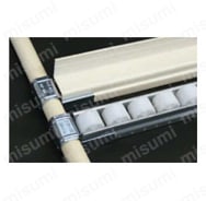プラスティックアングル他 ワークガイド RG-40D-3-IV（アイボリー）外観図