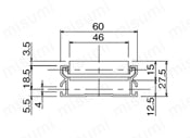 セパレーションプラコン 60シリーズ GPR6016S 外形図