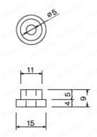 カーブローラー用部品 外形図2