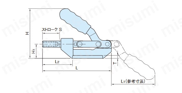 ST-HTC-PSの寸法図