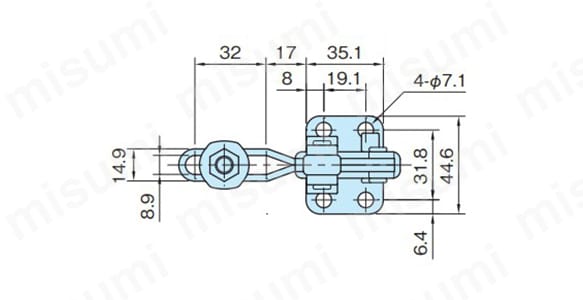 立型トグルクランプ ST-VTC207:関連画像