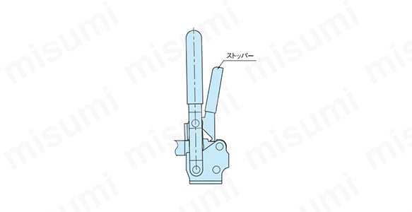 立型トグルクランプ ロック機構付 ST-VTC207:関連画像